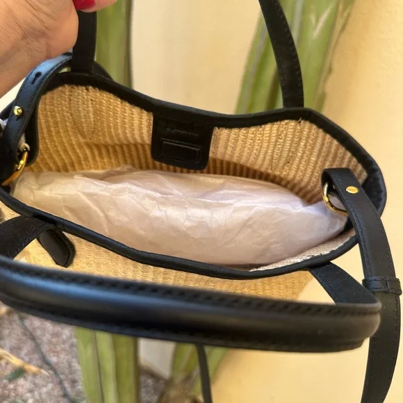 Madewell Raffia mini tote - Picture 3 of 5